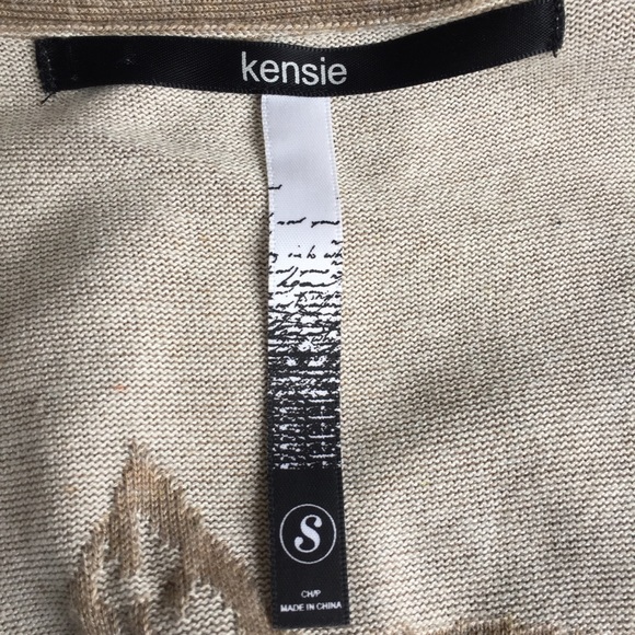 Kensie V-Neck Owl Cardigan - Picture 6 of 6